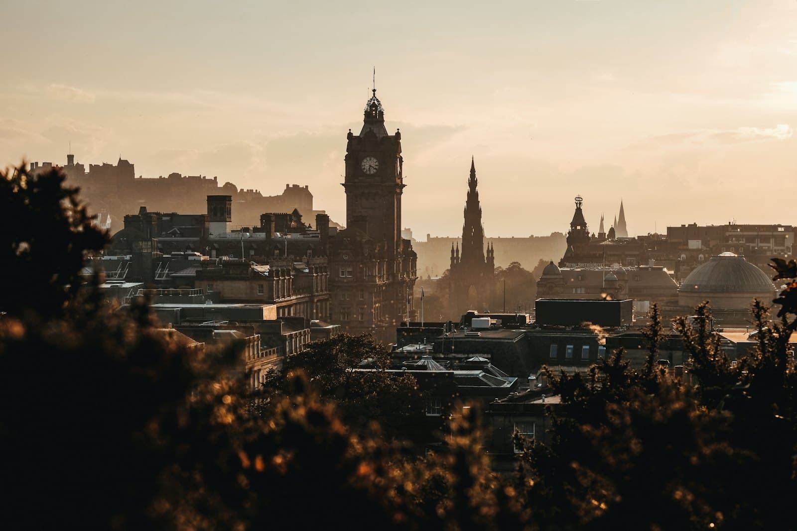 Edinburgh's New Town rooftops